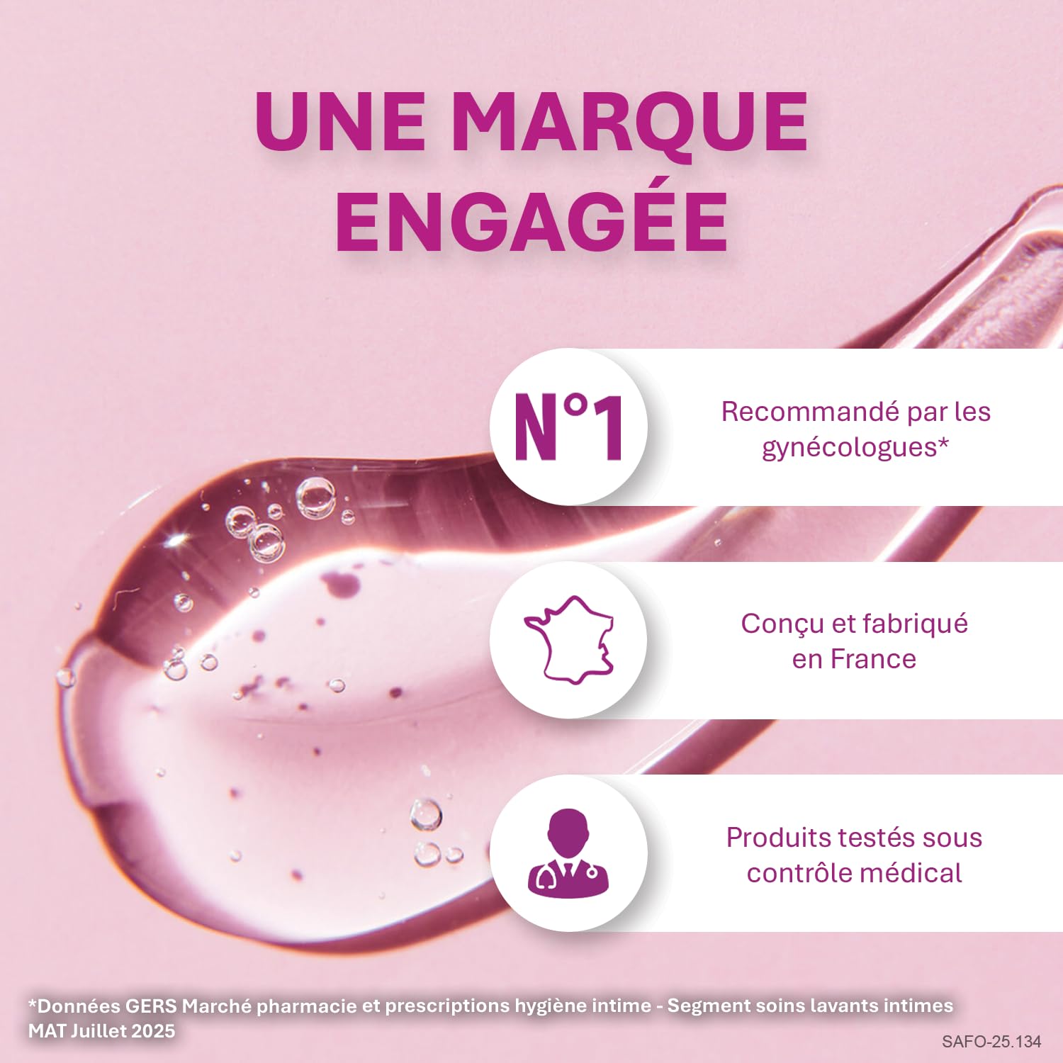 Saforelle bouteille en conditionnement double pour économie pratique