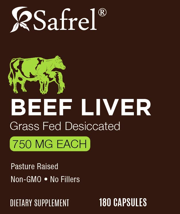 Etiquette Safrel sur emballage sans OGM et sans hormones.