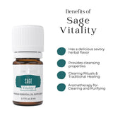 Sage Vitality, diffuseur aromathérapie, pour une ambiance claire et revigorante