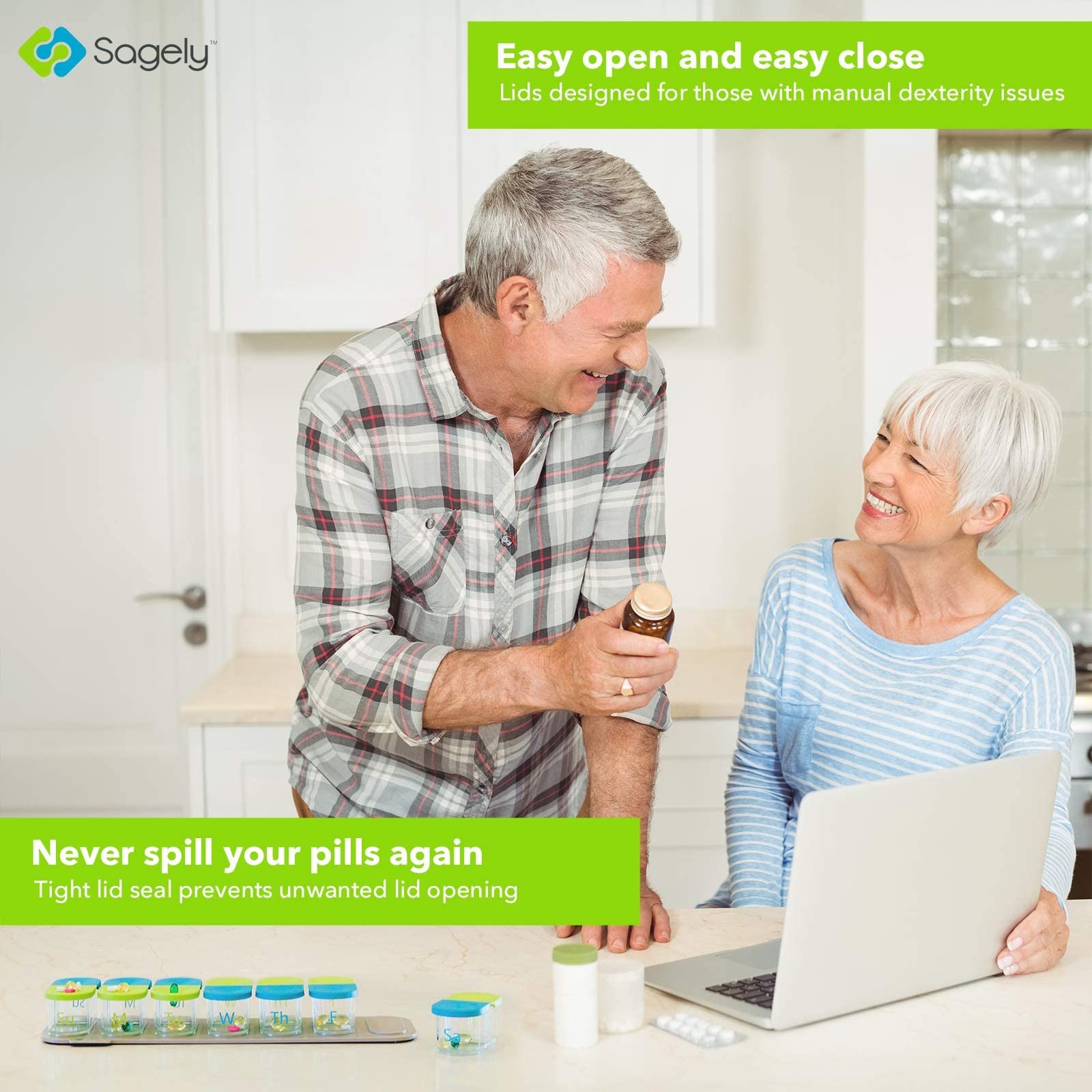Sagely Smart XL: option voyage avec contenants détachables pour déplacement facile.