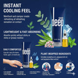 Sahir Deep Blue soin post-entraînement, parfum neutre, efficacité légère et naturelle