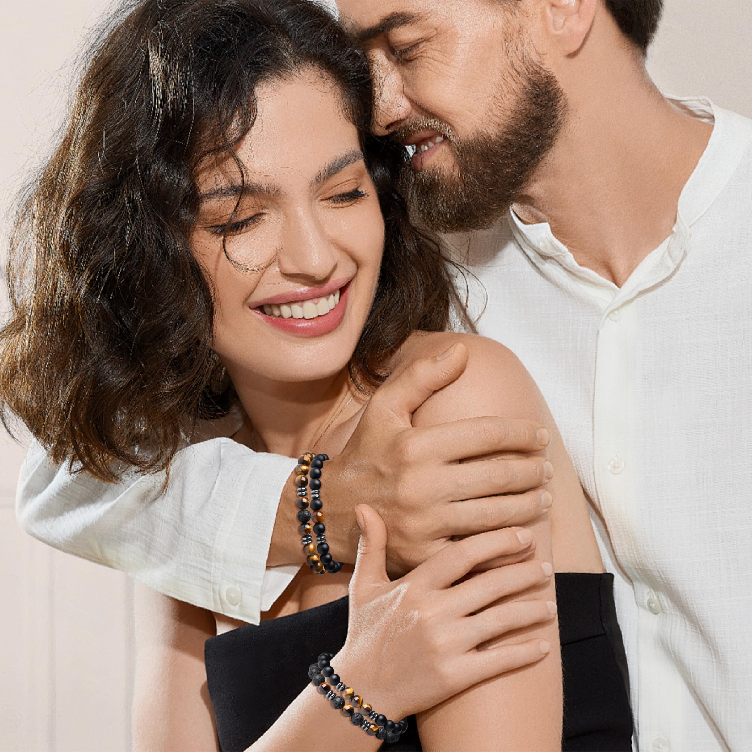 Détail corde élastique du bracelet Sahoottie, durabilité et élasticité