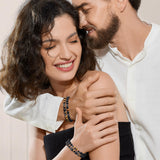 Détail corde élastique du bracelet Sahoottie, durabilité et élasticité