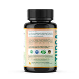 Saikou Herbs Étiquette et capsules, emballage soigné facilitant la prise quotidienne.