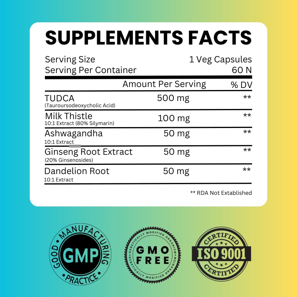 Saikou Herbs Tudca 5-en-1, formule complète pour une routine quotidienne.