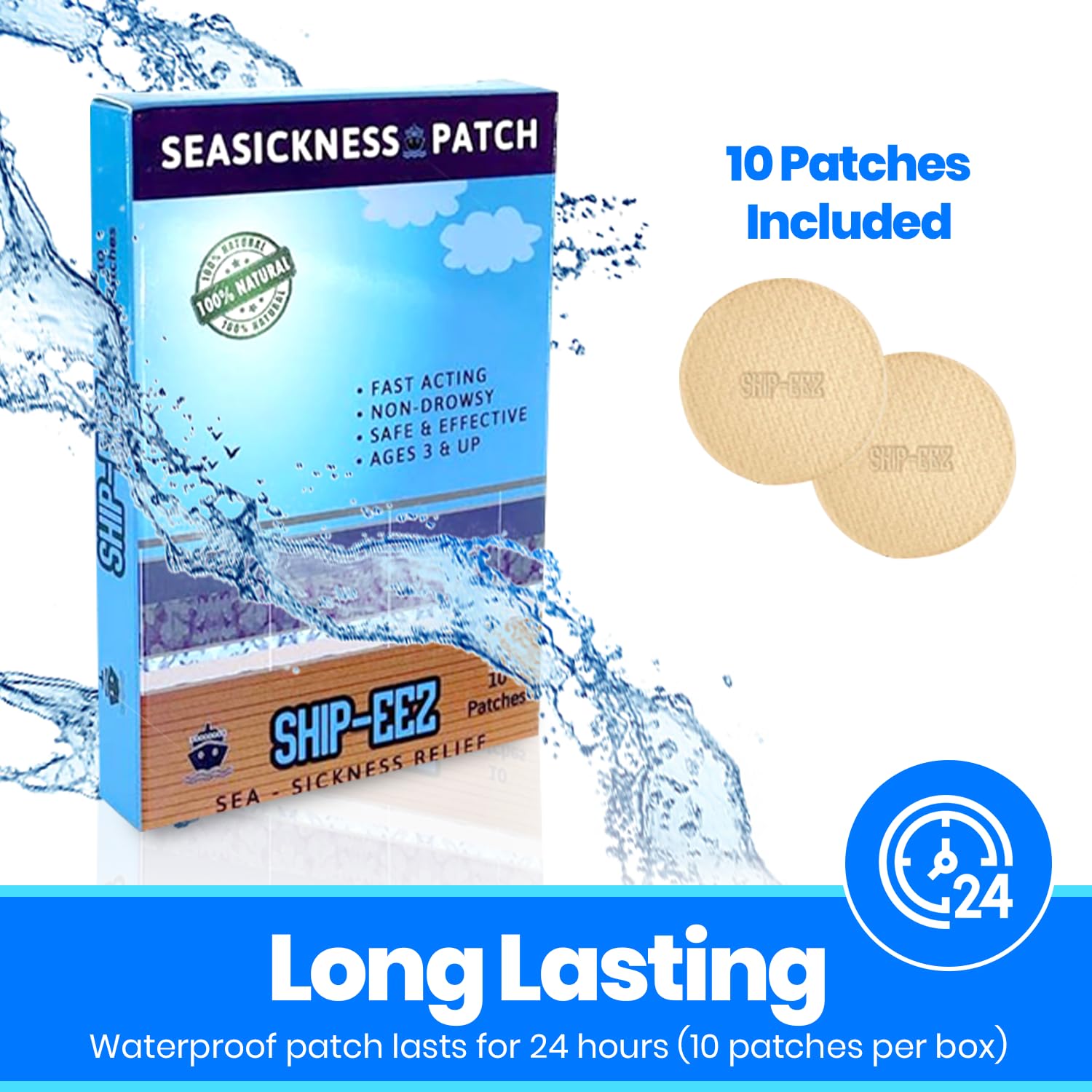 SAILPAK Ship-EEZ Patch-resistance-eau: durable sous la douche et mer