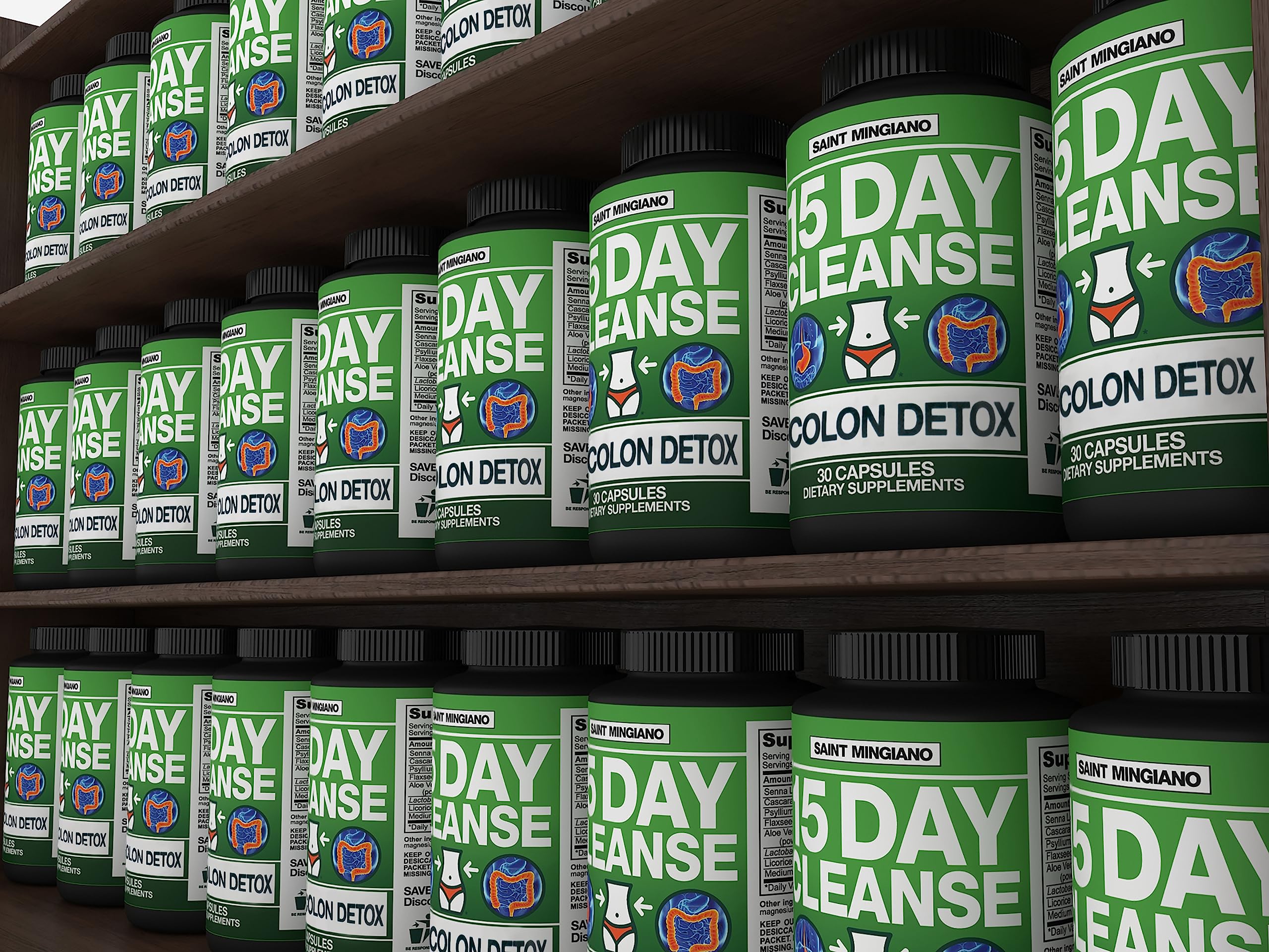 Capsules Saint Mingiano vue détaillée, dose pratique et maniable