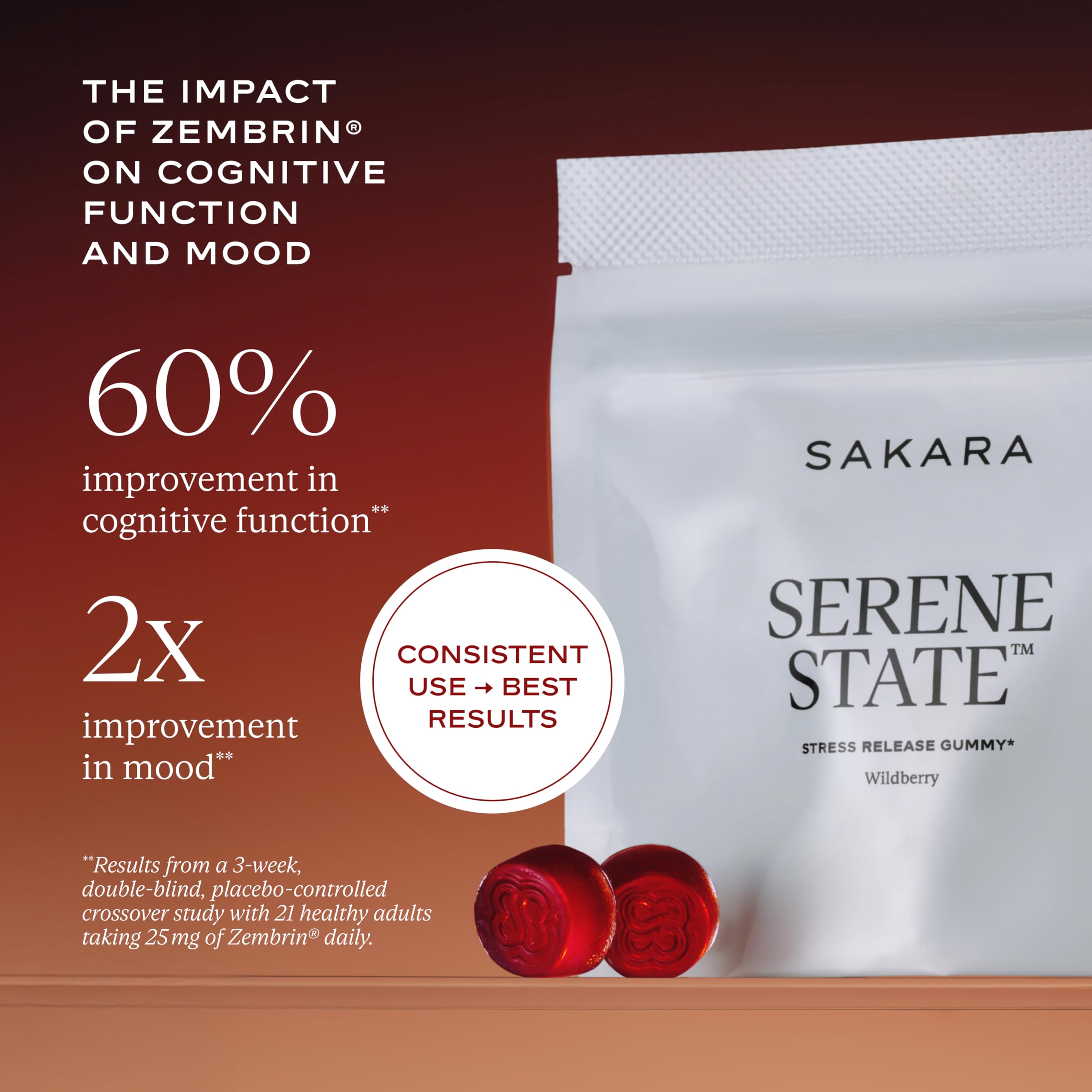 SAKARA Serene State – prise quotidienne facile, confort et sérénité en journée.