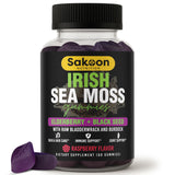Gommes Sakoon Nutrition en bouteille, saveur framboise, plaisir savoureux pour soutenir le bien-être quotidien.