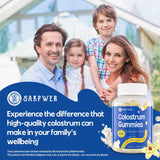 Emballage compact Sakpwer Colostrum, étiquette claire et rangement pratique