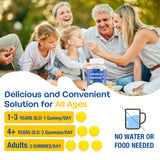 Format pratique de 90 gommes Sakpwer Colostrum, usage quotidien facilité