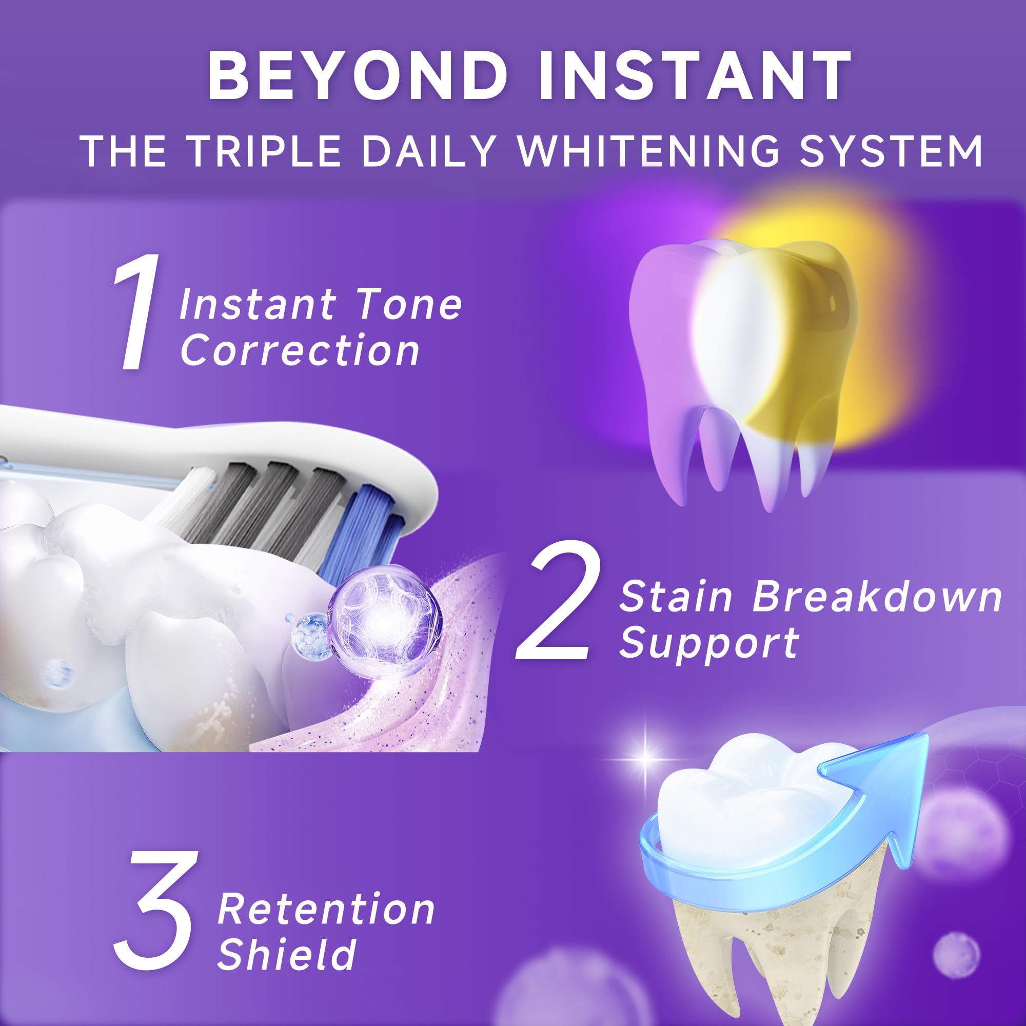 Sakyproral Purple: texture douce adaptée aux dents sensibles.