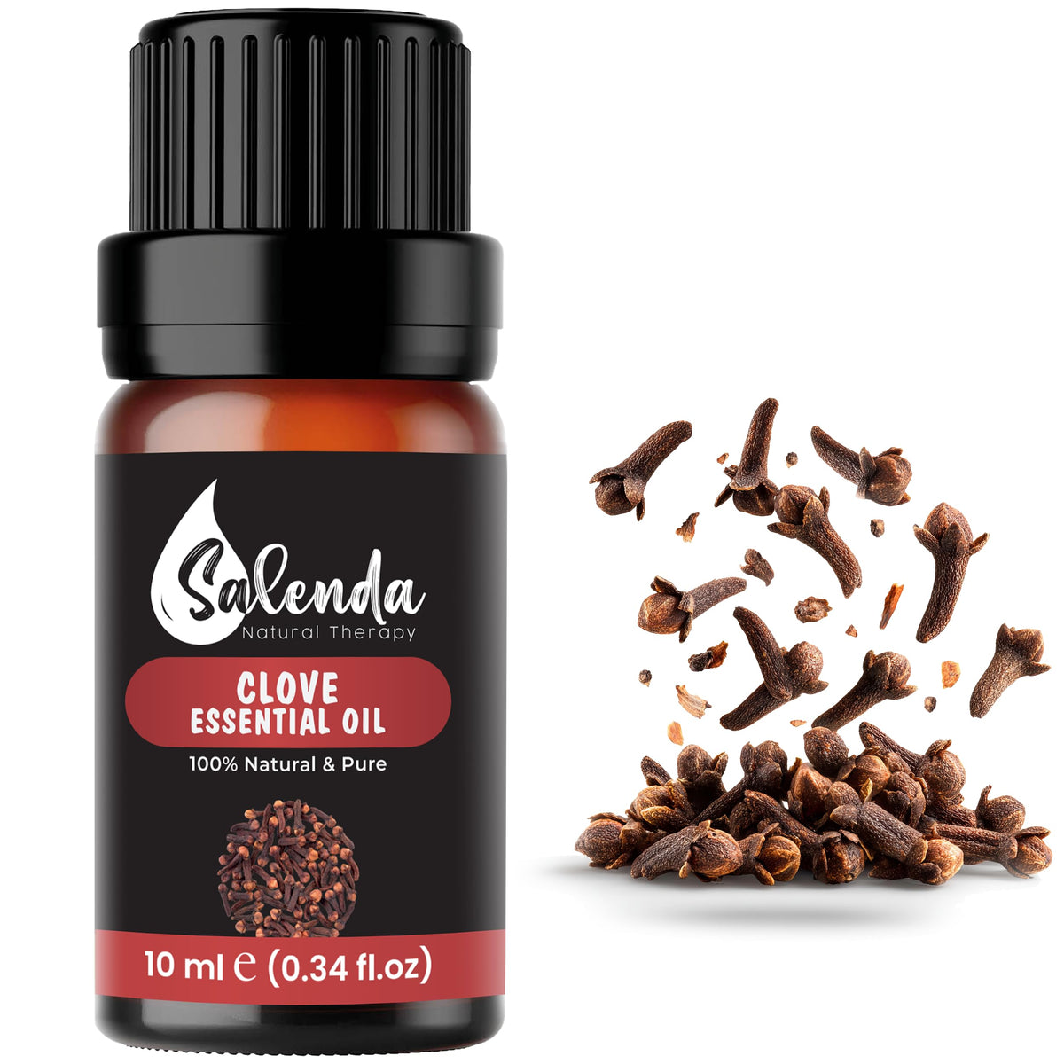 Salenda huile clou de girofle — flacon prêt pour diffusion aromatique à domicile.