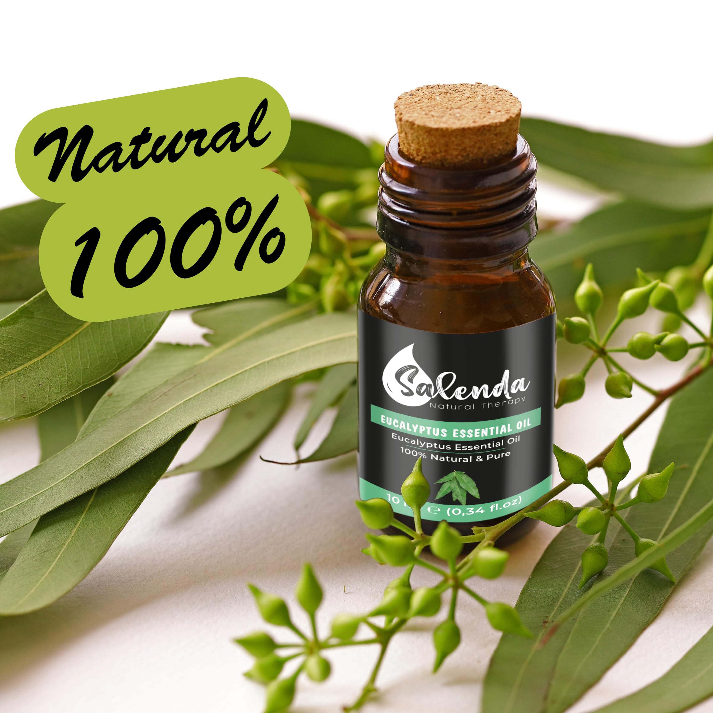 Salenda huile eucalyptus gouttes idéale pour parfumer diffuseurs et produits maison.