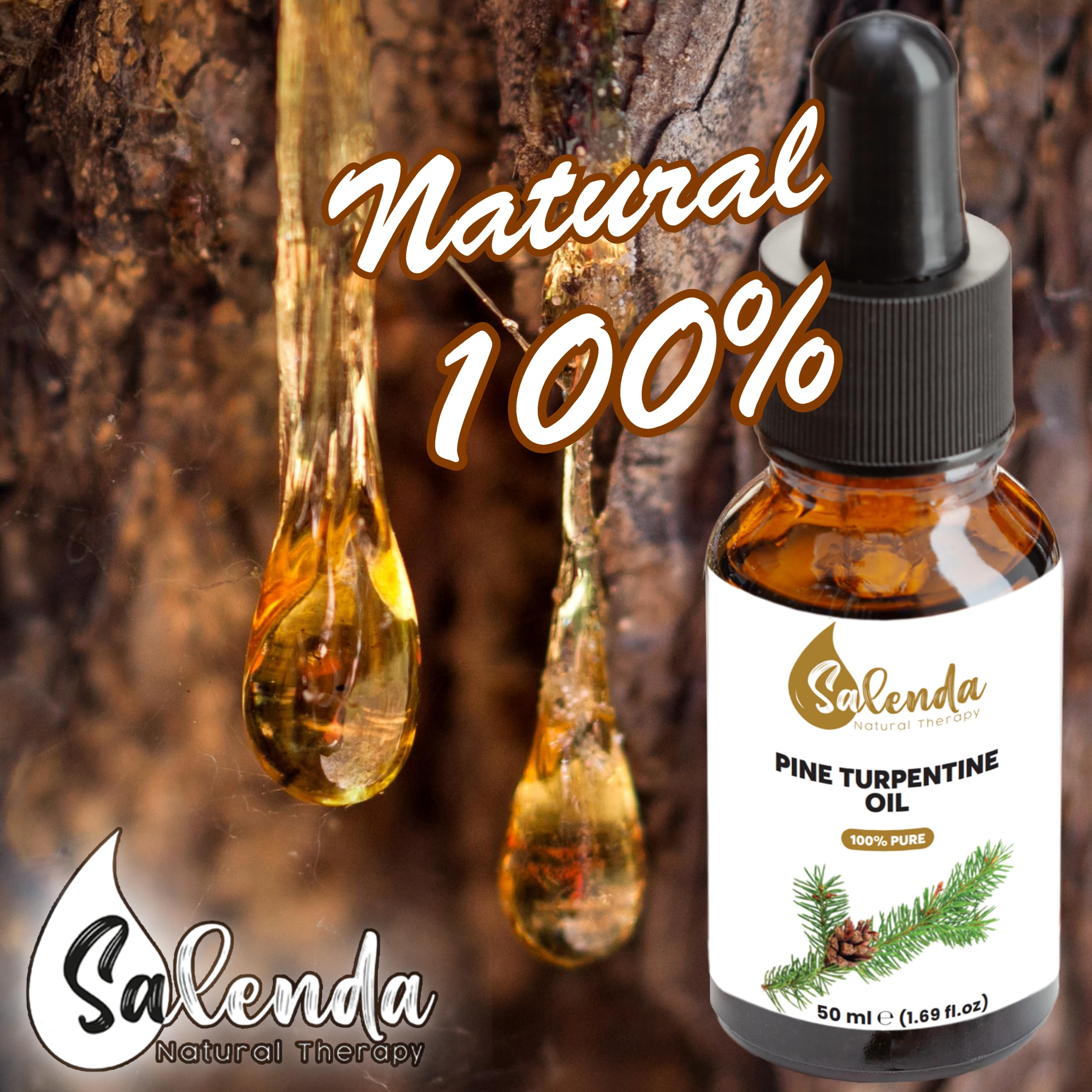 Salenda huile de térébenthine pin – diffuseur démontrant un parfum naturel.