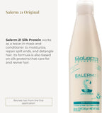 SALERM 21 B5 Protéine Soie – pack de deux, solution pratique pour routine maison.