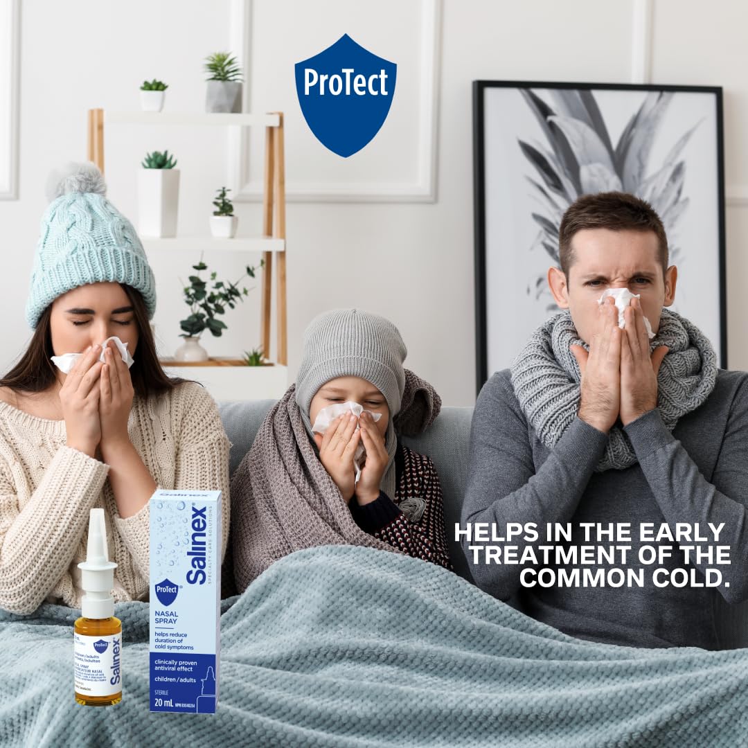 Salinex Protect application-nasale précise et douce pour soulager rapidement la congestion nasale.
