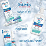 SALIVEA emballage-250-pompes: flacon pratique de 250 pulvérisations pour une utilisation facile