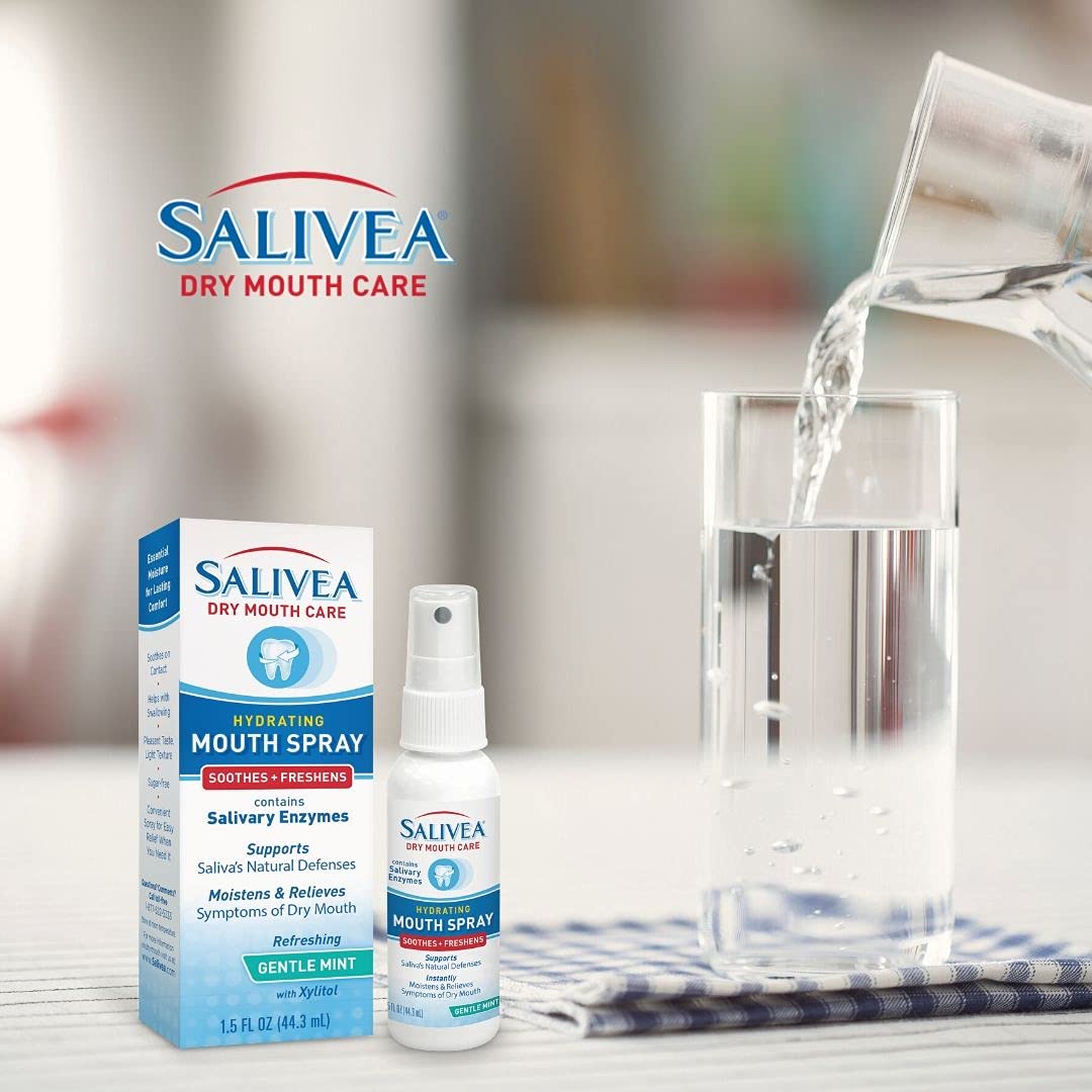 SALIVEA enzymes-salivaires-action-douce: soutient la production naturelle de salive avec une action apaisante
