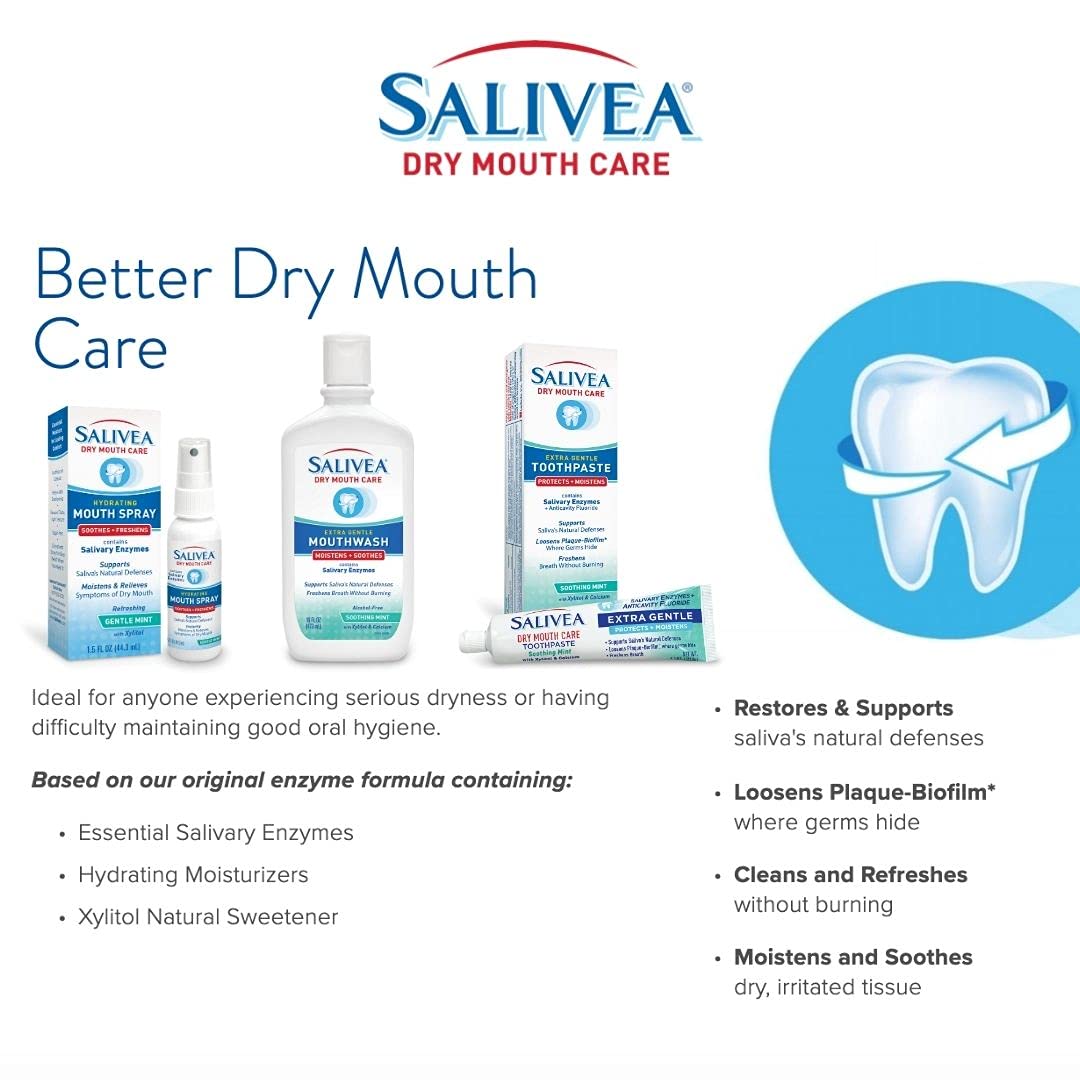 SALIVEA gamme-bouche-soin: fait partie d'une routine complète pour le soin buccal