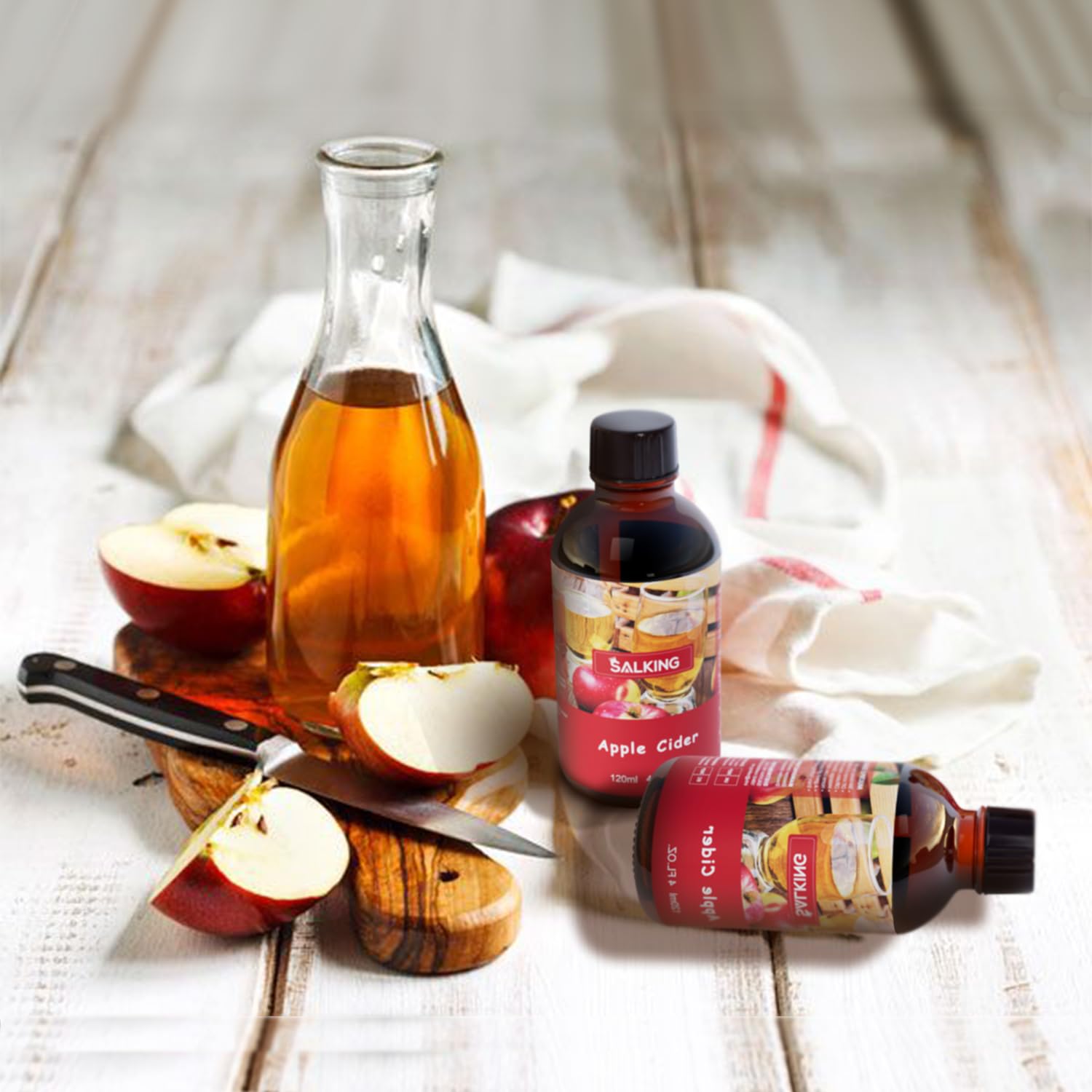 SALKING huile pomme cidre - expérience olfactive naturelle et sans cruauté animale.