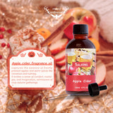 SALKING huile pomme cidre - arôme réconfortant pour diffuser en soirée.
