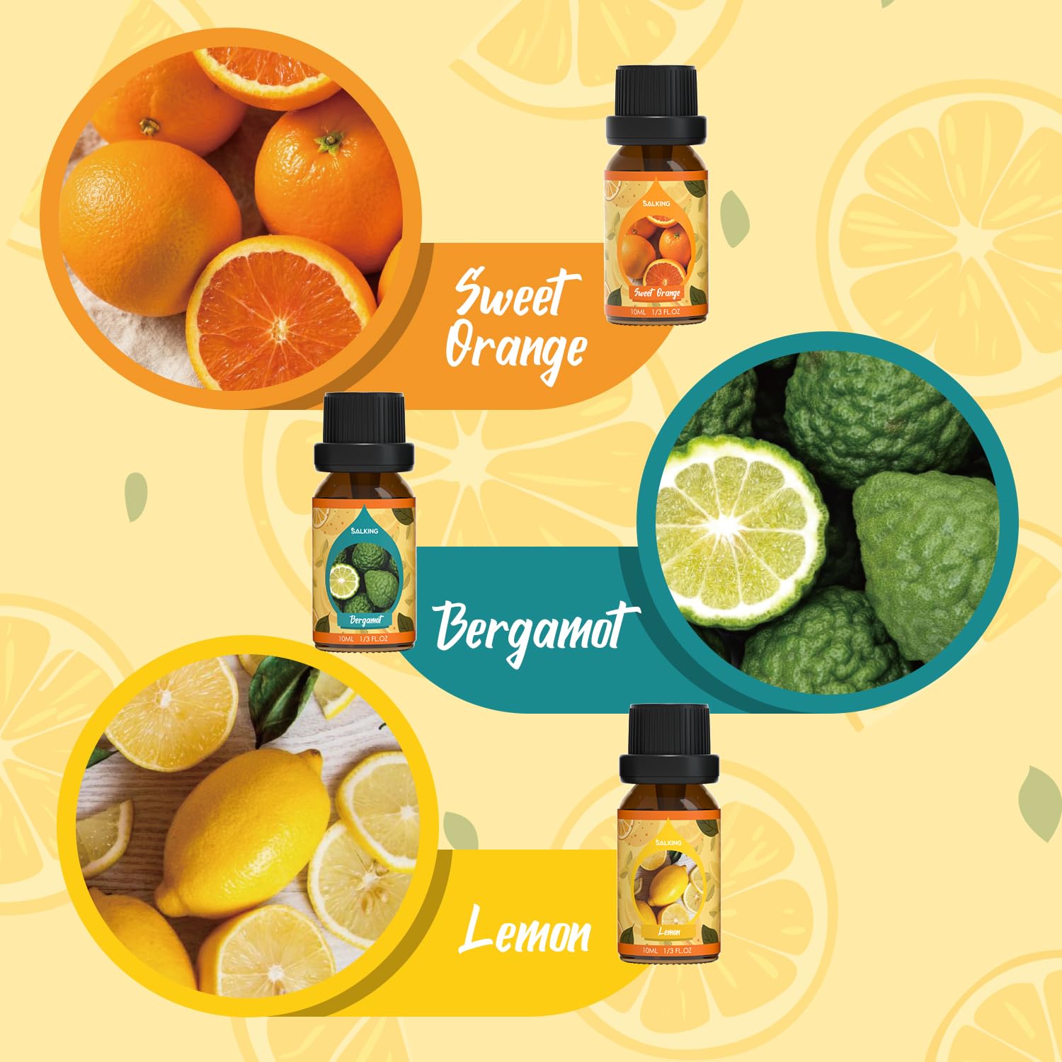 SALKING Citrus Burst Citron : parfum pur pour vos créations cosmétiques maison.