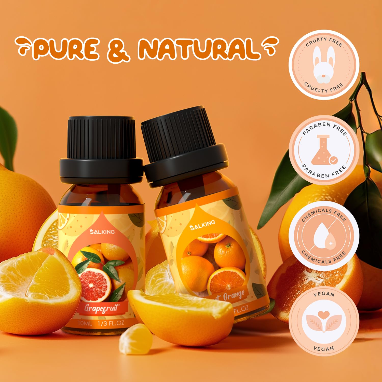 SALKING Citrus Burst Citron Vert : parfum frais idéal pour diffusions et sprays.