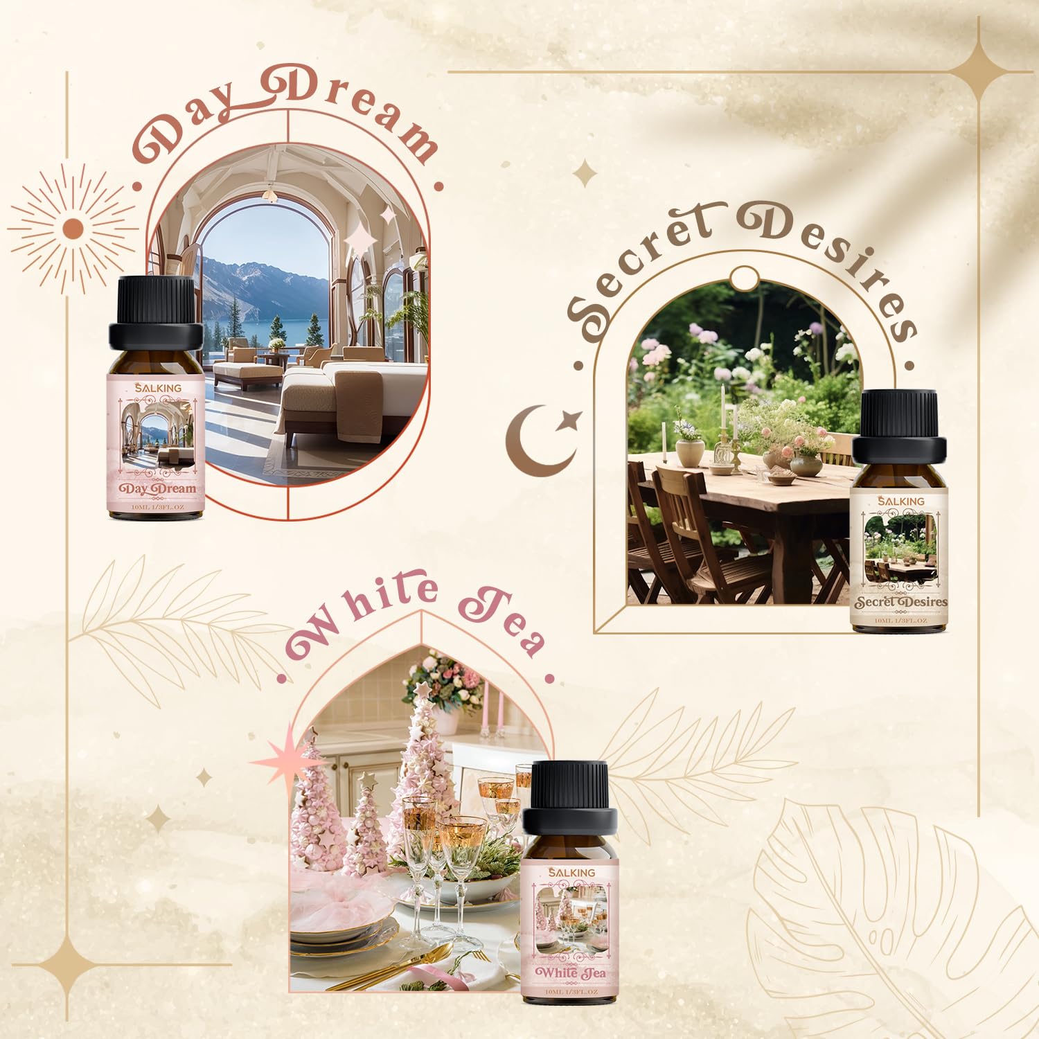 SALKing coffret huiles parfum – ensemble premium pour bougies et savons faits maison.