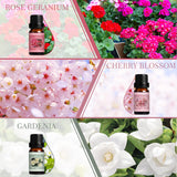 SALKING Coffret Printemps Géranium Rose: bouquet floral chaleureux pour salle de bain