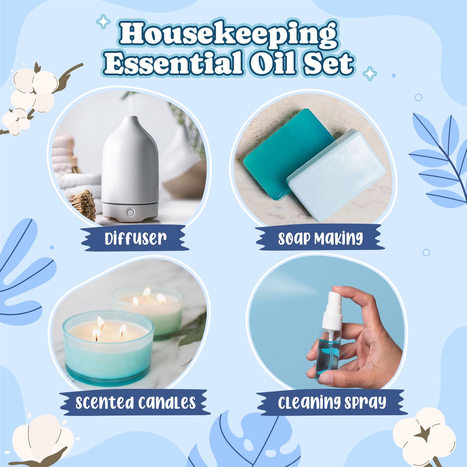 SALKING Housekeeping – diffuseur en action pour une ambiance fraîche et propre.