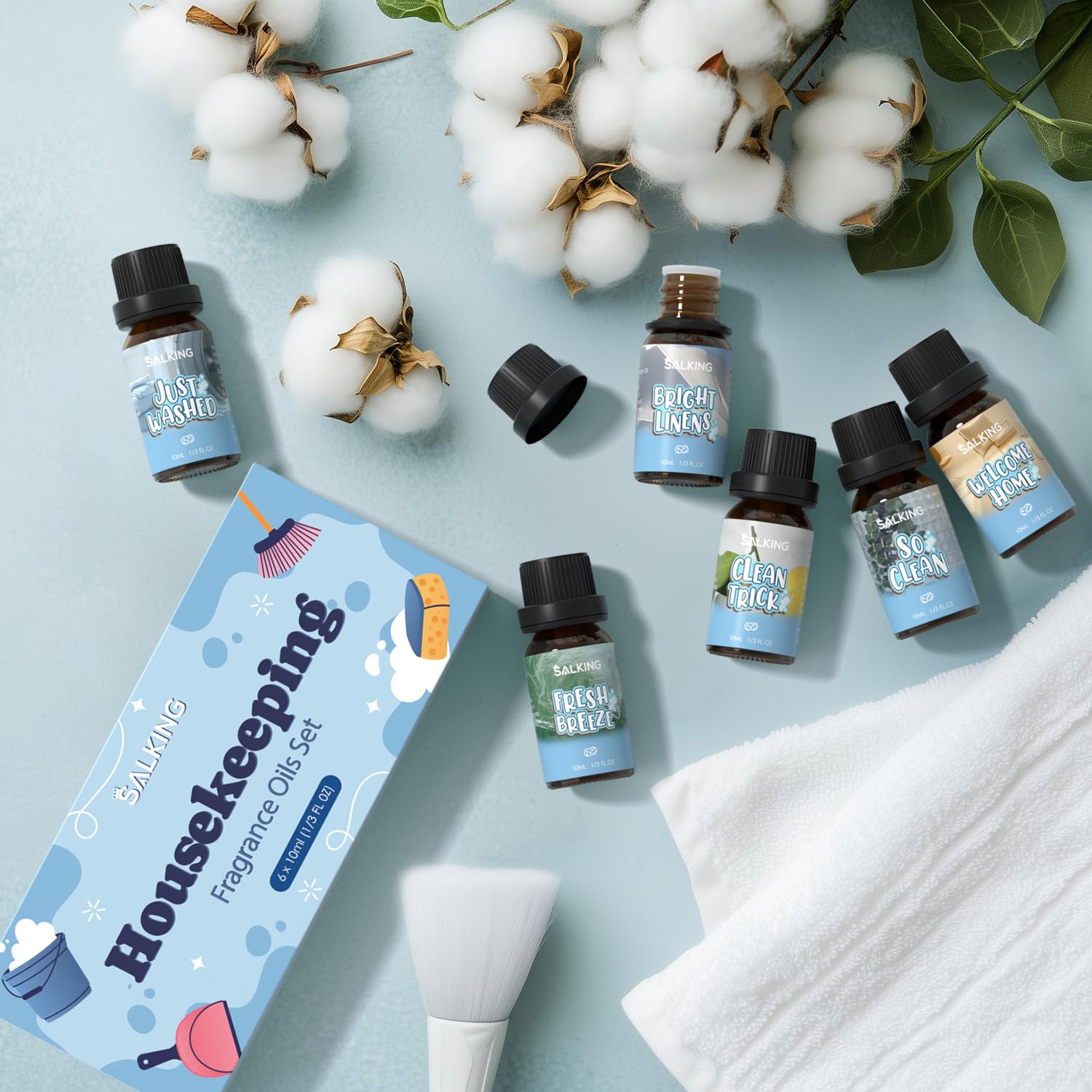 SALKING So Clean – parfum pour créer une atmosphère nette et apaisante.