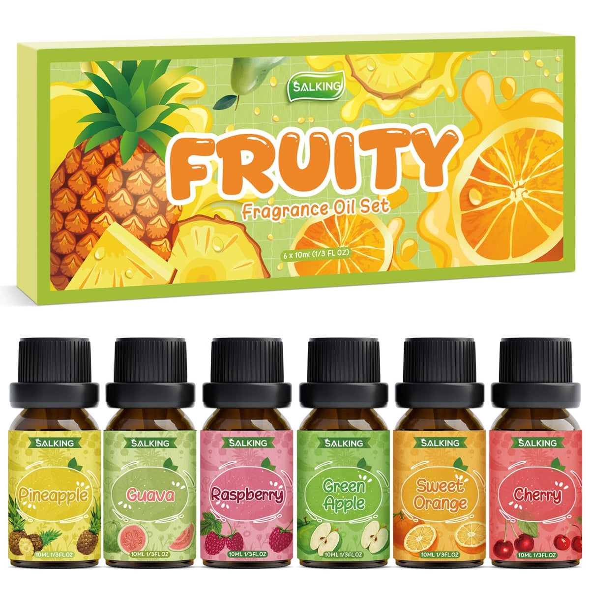 SALKING huiles fruitées ananas pour diffusion longue et ambiance fraîche.