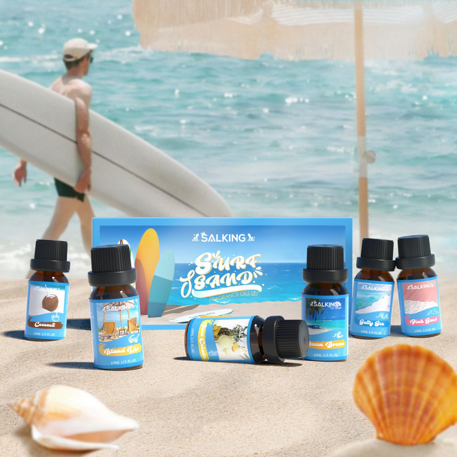 SALKING pina-colada en bouteille – sensation fruitée estivale à diffuser.