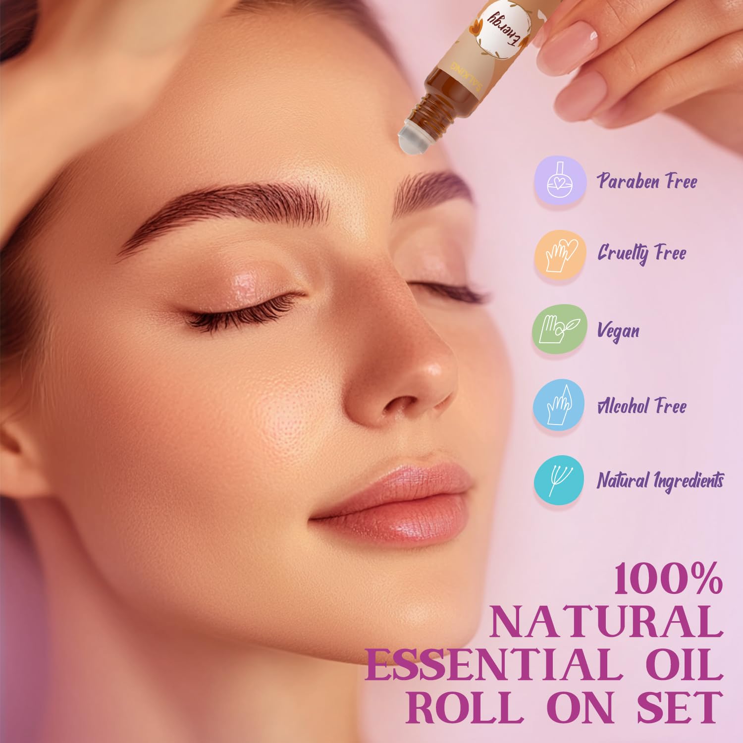 SALKING roll-on huile porteuse naturelle favorisant douceur cutanée et absorption.