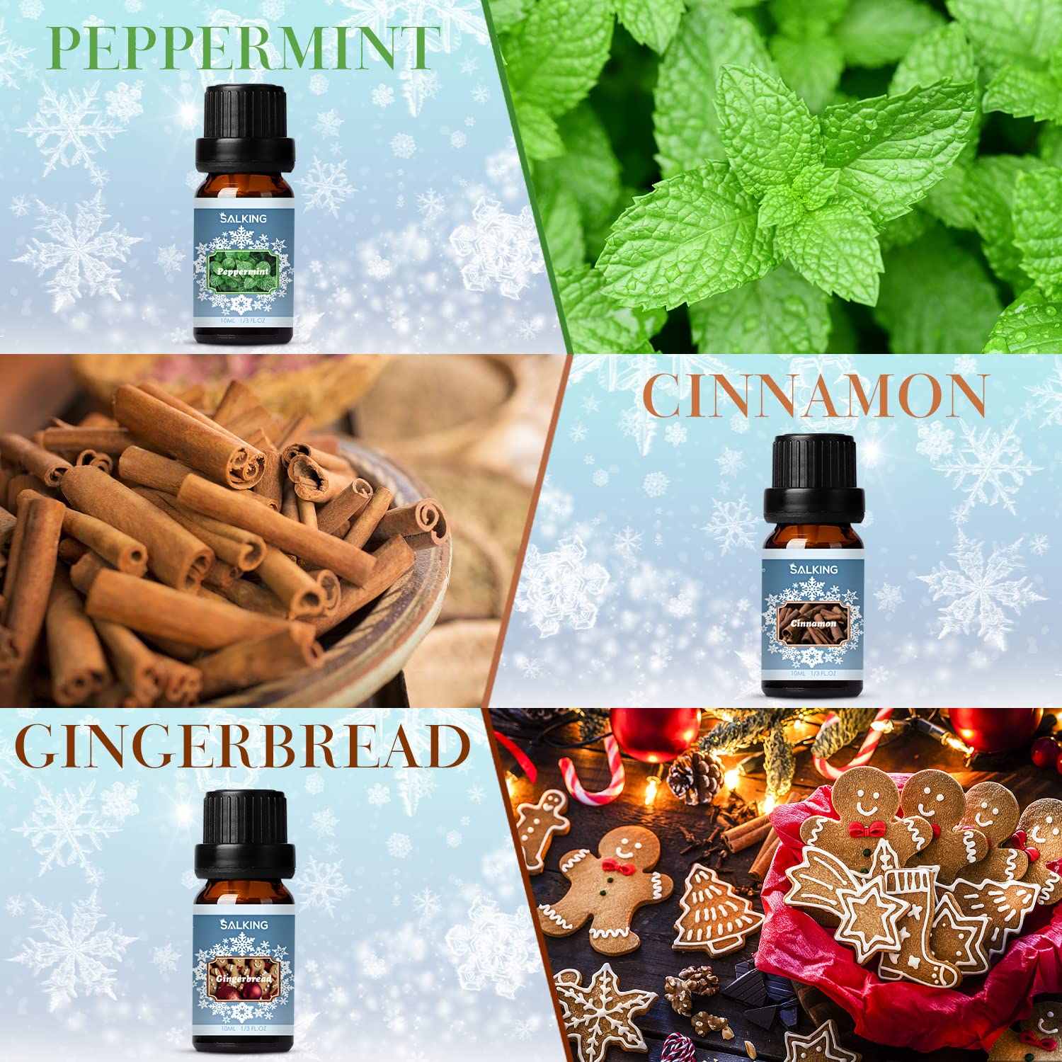 SALKING – huile canneberge hivernale pour diffusion festive et rafraîchissante