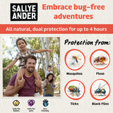 SALLYEANDER No Bite Me – Application facile, peut être utilisée partout sans tracas.