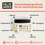 SALLYEANDER No Bite Me – Crème apaisante après piqûres, soulage démangeaisons.