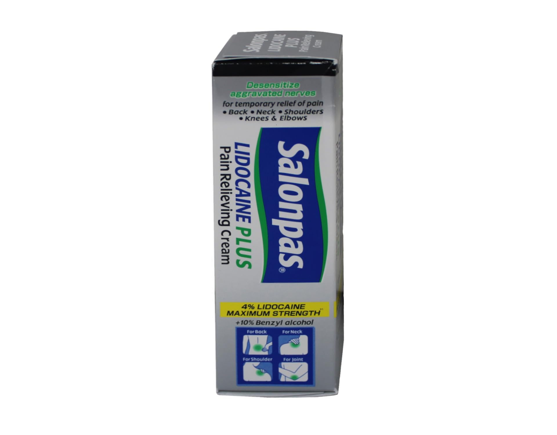 Salonpas Plus, tube 90 g, idéal pour genoux et coudes.