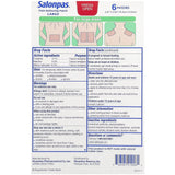 Pack Salonpas Grand ensemble de 6 patchs pour plusieurs utilisations