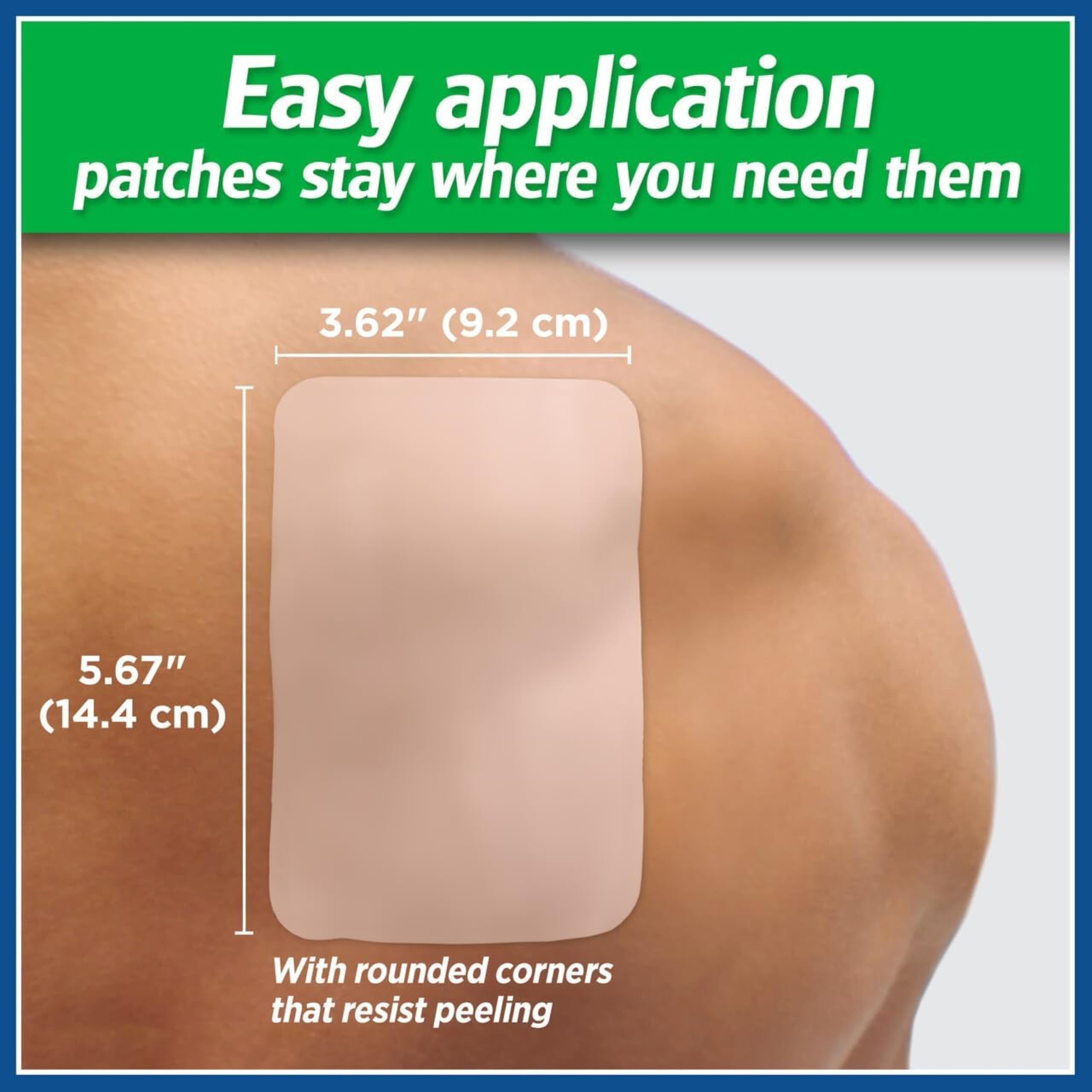 Patch Salonpas Grand matériau tissu-confort léger et agréable sur peau