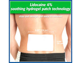Salonpas Lidocaine: patch gel sur le poignet pour détente et utilisation quotidienne.