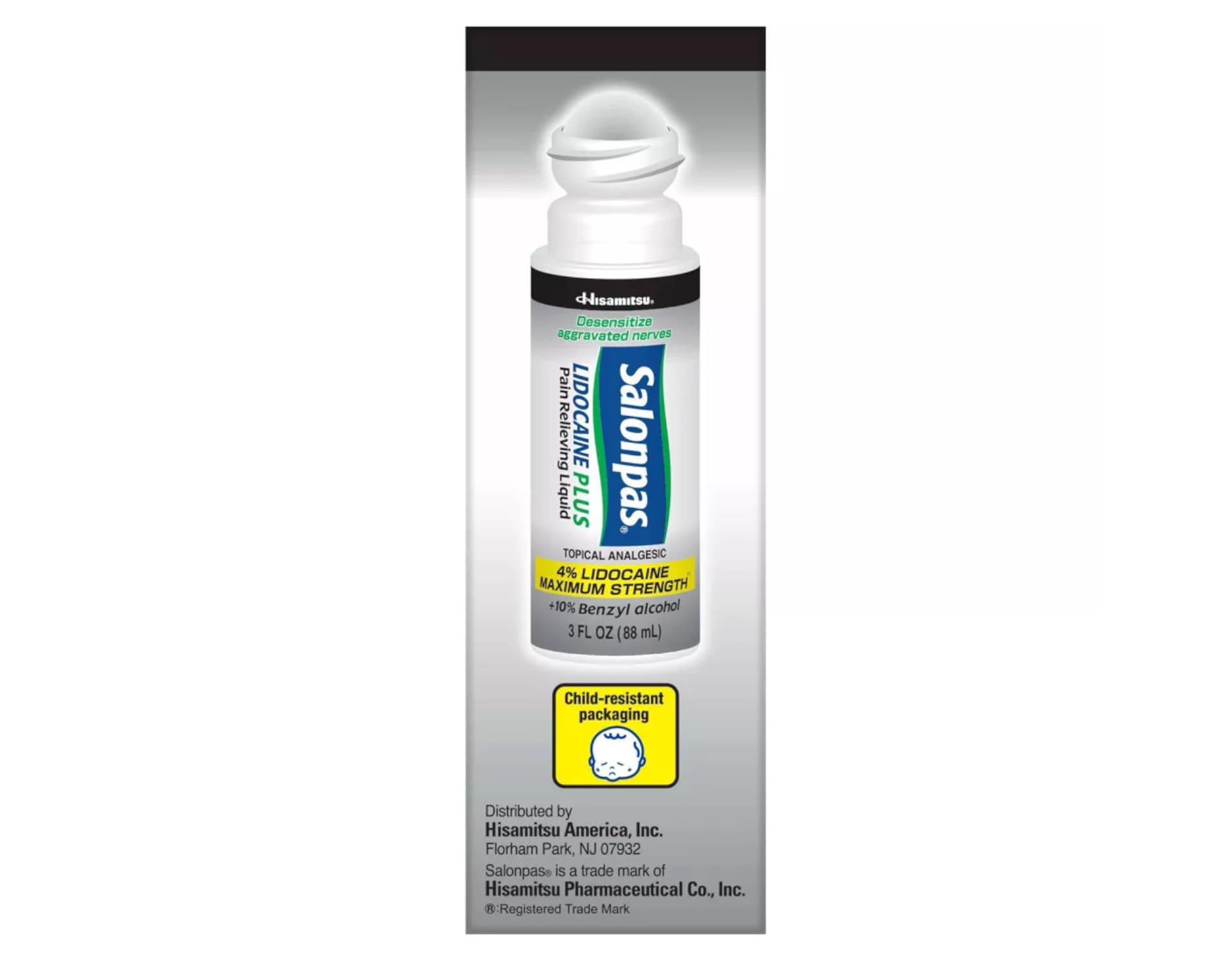 Application rapide du Roll-On Lidocaïne sur la zone douloureuse