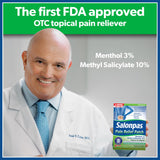 Patch Salonpas coins-arrondis-flexible assure confort et adhérence.