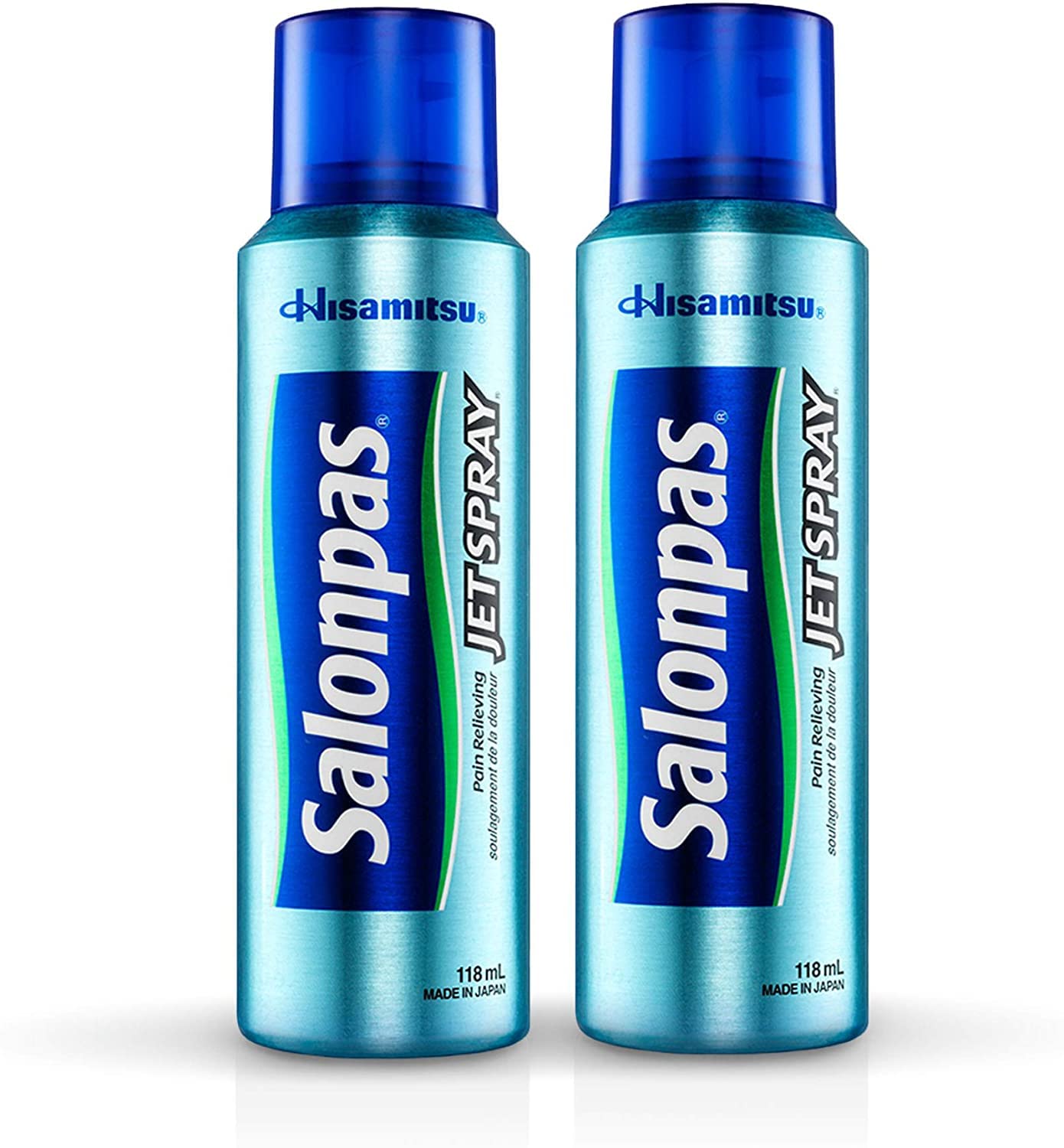 Salonpas pulvérisateur à jet, bouteille avec pulvérisateur pour application ciblée.