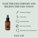 SALT LAB bouteille compacte magnésium, idéal pour routine quotidienne.
