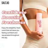 Gel SALT-XO au menthe rafraîchissante offrant propreté et confort.