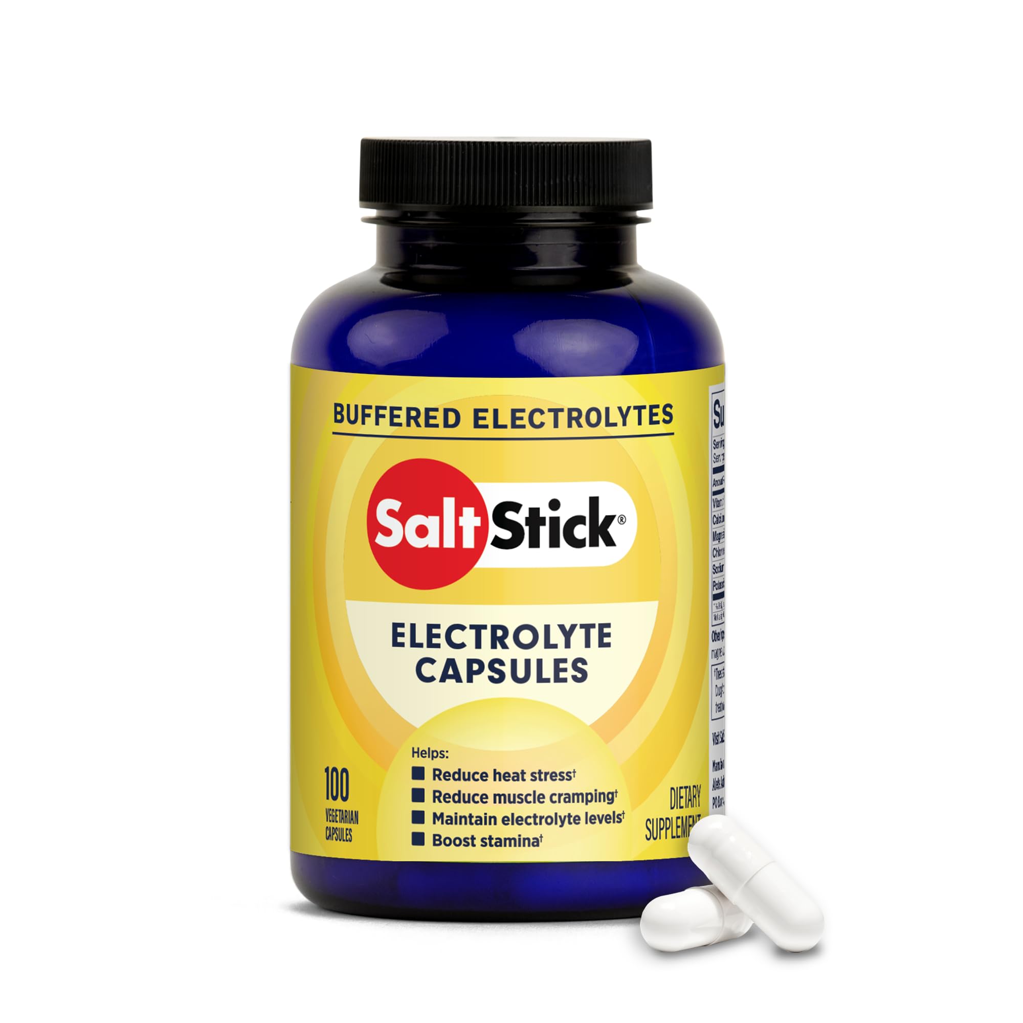 SaltStick capsules électrolytiques vitamine D – absorption rapide pendant l'effort.