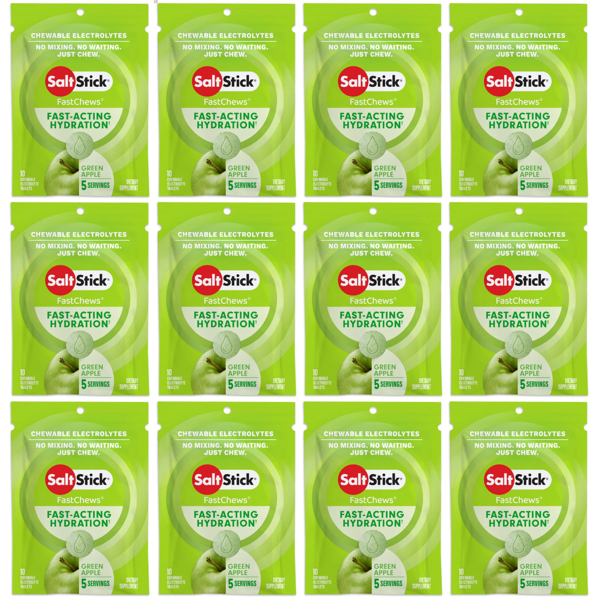 SaltStick comprimés électrolytiques à mâcher pour une hydratation rapide pendant l'effort.