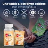 SaltStick Electrolyte FastChews pêche, idéal pour football et autres sports intenses.